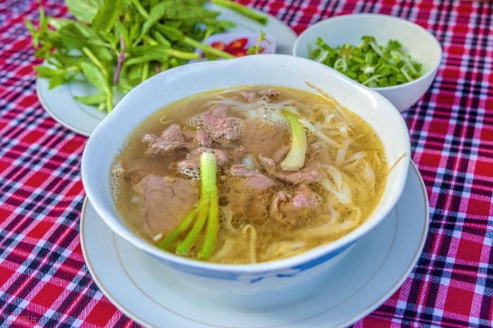 越南牛肉河粉清湯示意圖